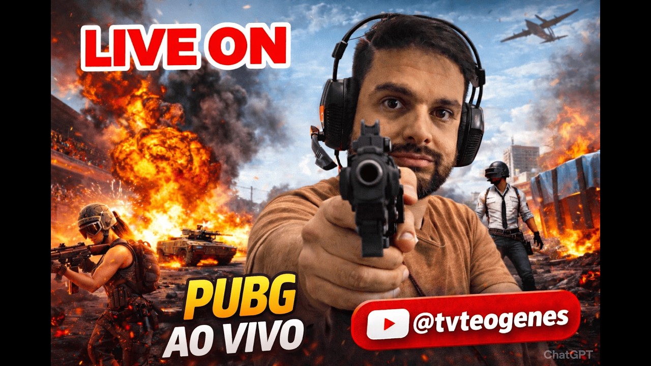 🟢PUBG Live Jogando no sabadão.