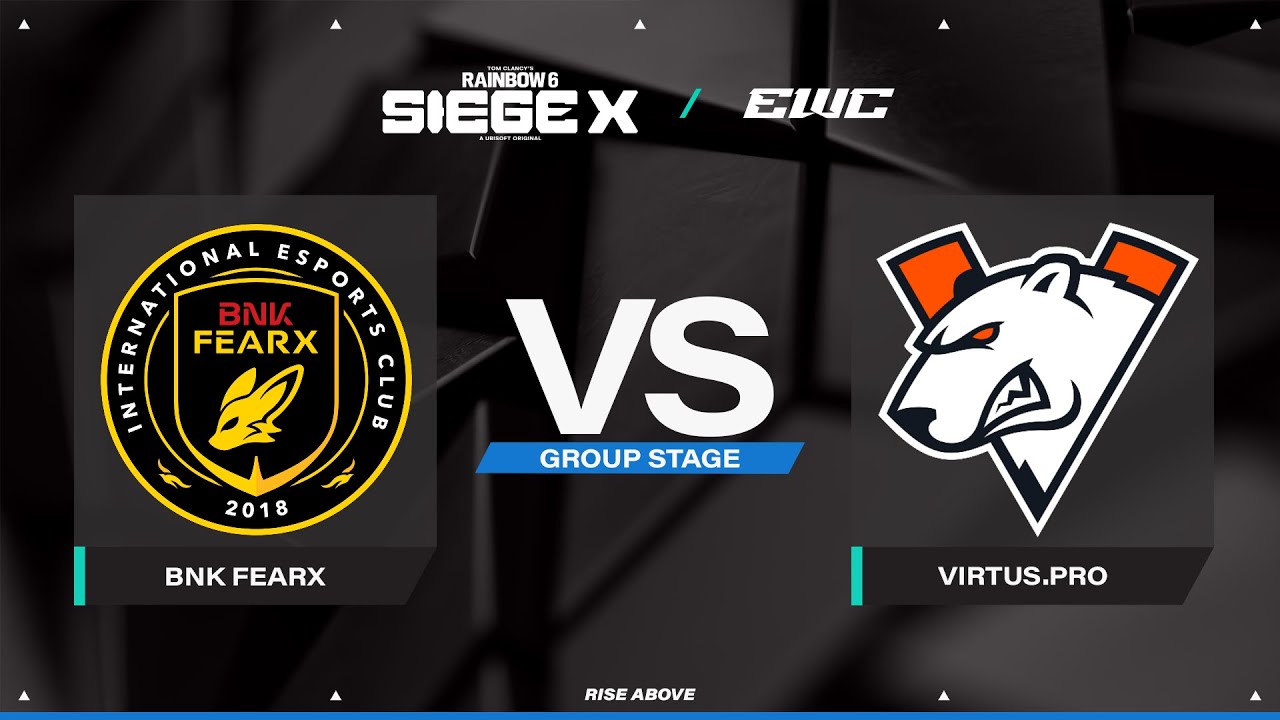 BNK FEARX vs Virtus.pro | R6 Siege X at EWC 25 - Day 1 - Group Stage