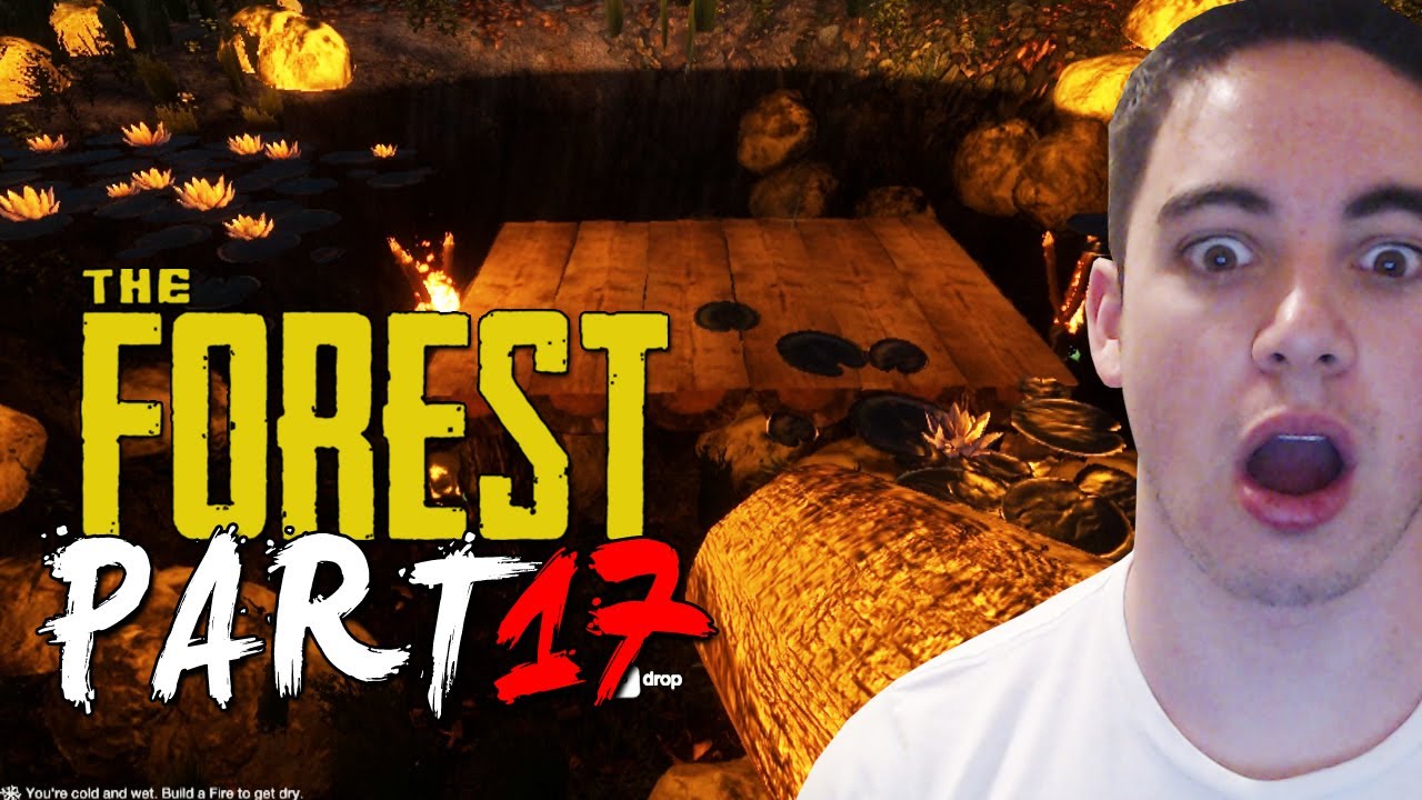 The Forest: Gameplay Walkthrough Part 17 - Horror Survival - FISHING PLATFORM + MASSIVE FAIL!