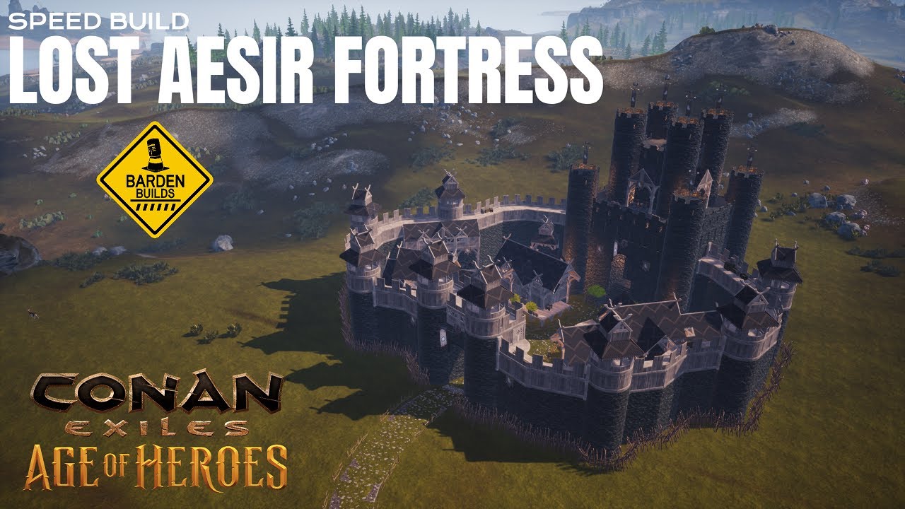 Conan Exiles: Lost Aesir Fortress (Speed Build/ No Mods)