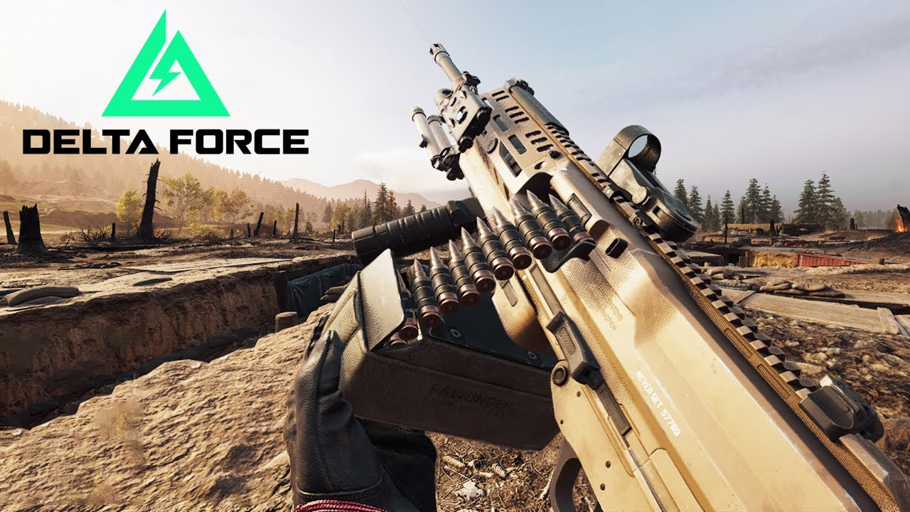 Delta Force Trench Lines Uluru Operator M250 Attack and Defend Season 5 Break