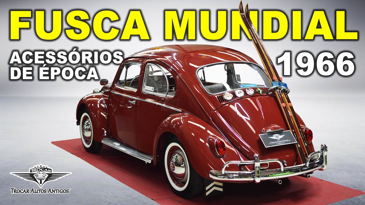 FUSCA 1966 INTERNACIONAL | VW ORIGINAL com ACESSÓRIOS do mundo todo! | COMPLETAMENTE RESTAURADO !!!