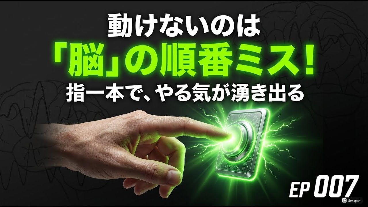 EP 007 | 【脳科学】行動という名のスイッチ