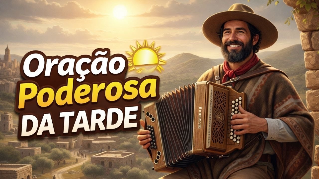 Oração Poderosa da Tarde 🌤️ | Pausa com Deus às 14h | Louvor Simples e Alegre