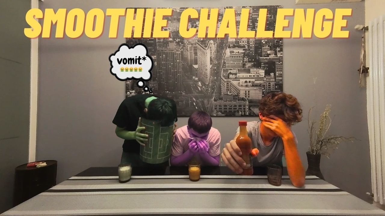 SMOOTHIE CHALLENGE 🤮🤮🤮
