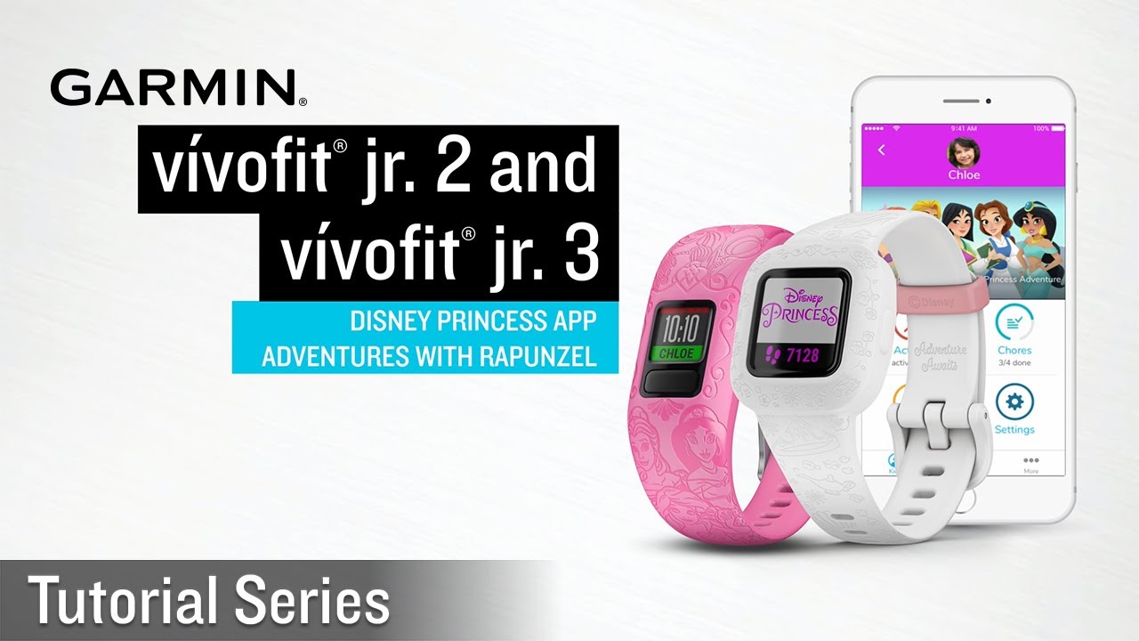 Tutorial - Garmin v&iacute;vofit jr. 2 and v&iacute;vofit jr. 3: Disney Princess App Adventures with Rapunzel