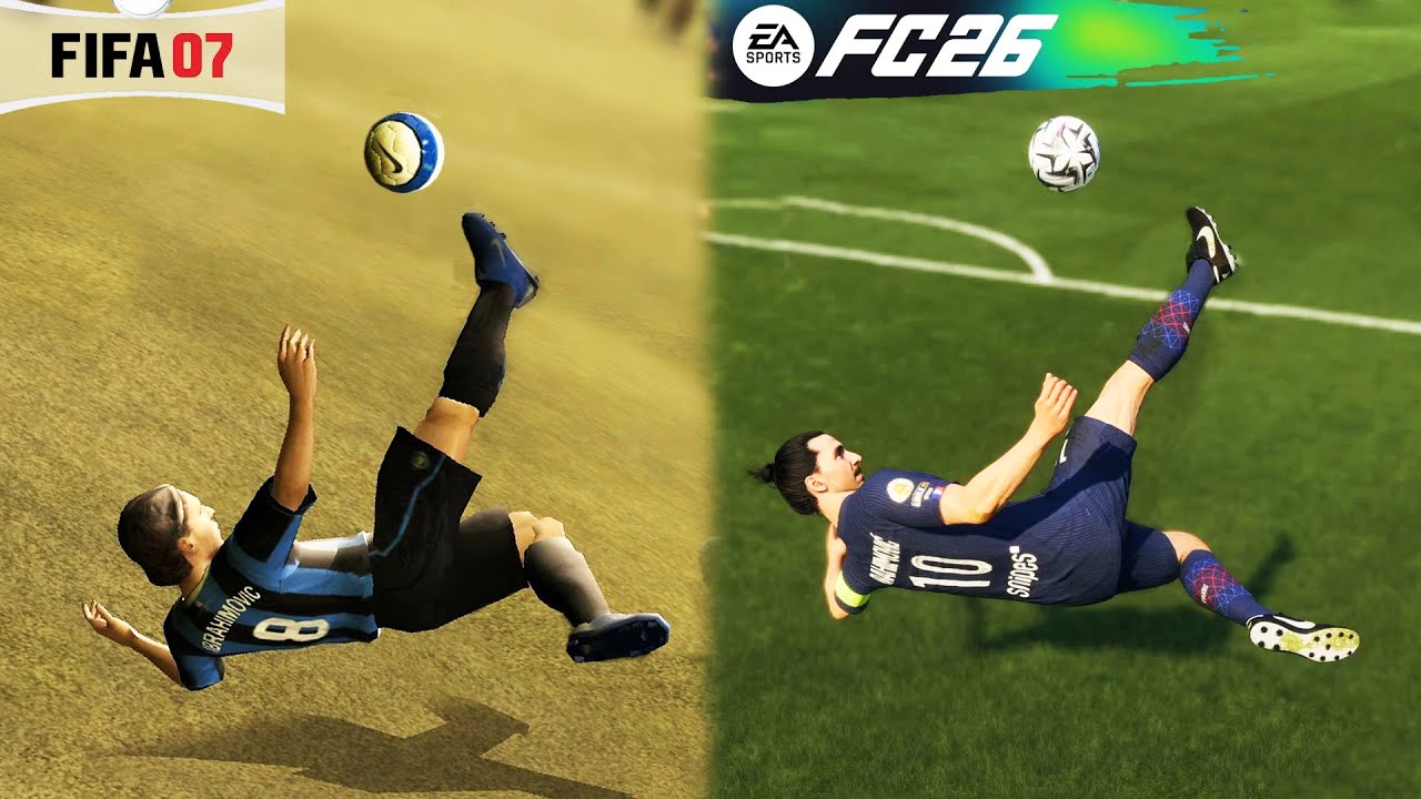 Велосипедные удары от FIFA 94 до FC 26