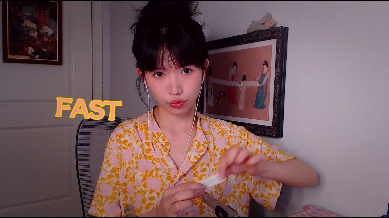 ASMR 快速觸發音 打指直升機 水迴旋鏢Fast Triggers Water Boomerang