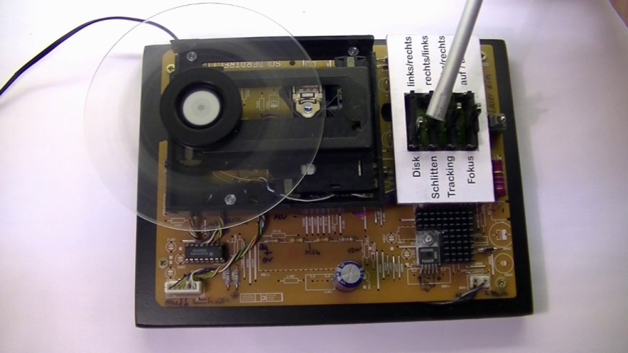 Wie funktioniert ein CD  DVD Laufwerk und die optische Laser Abtastung