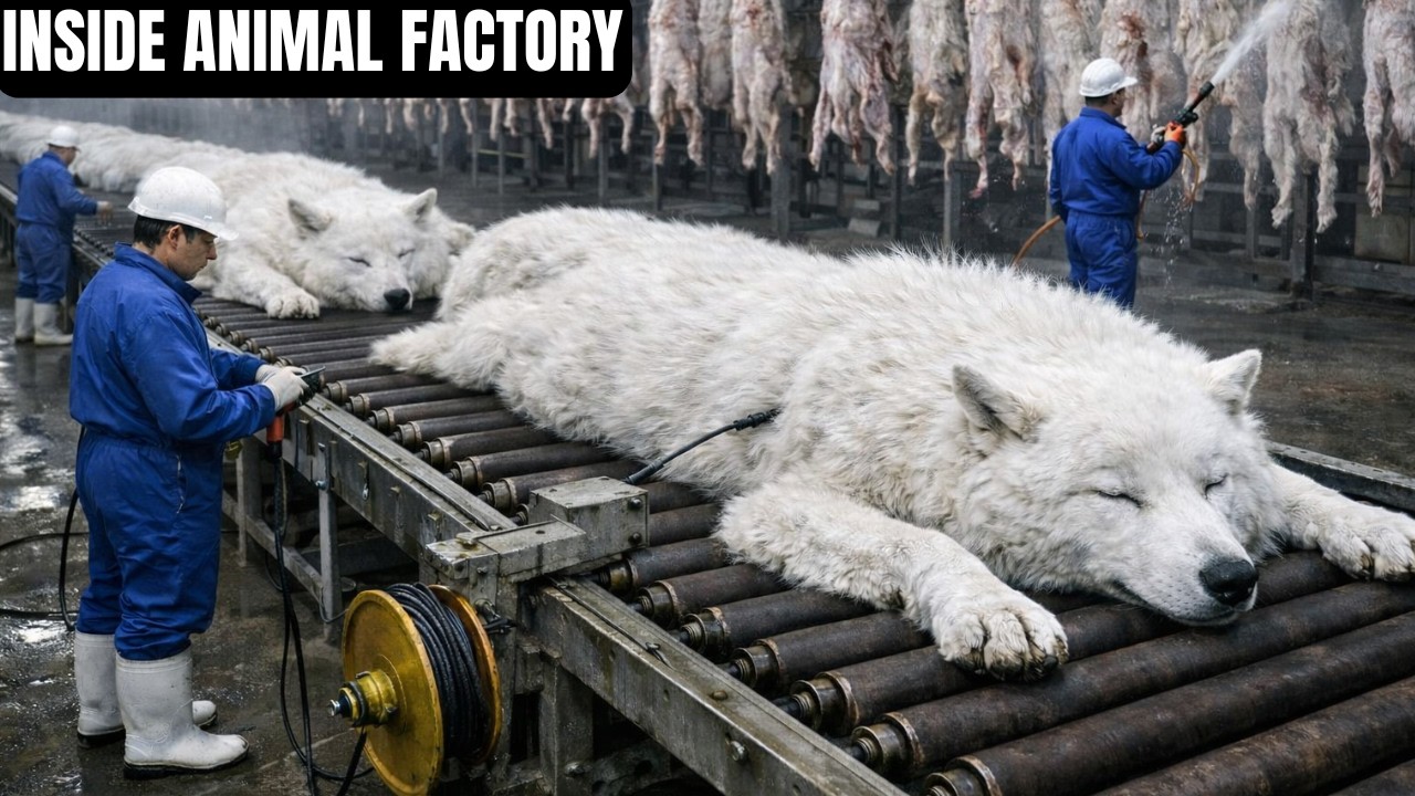 Inside the Arctic The Truth About Snow Wolf Farming and Fur Trade (Full Explained)