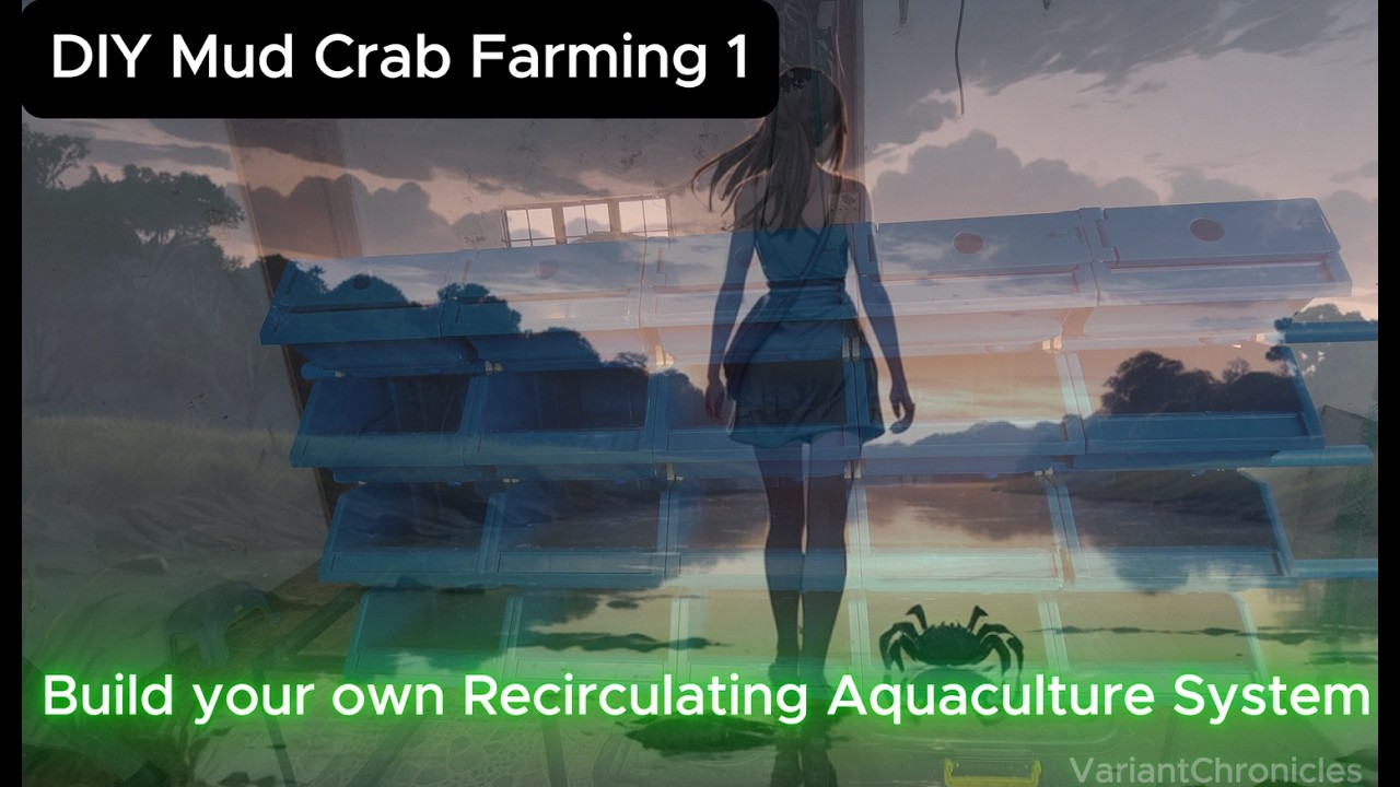 DIY RAS Crab Farming 1: Crab Cages, Drains, overflow