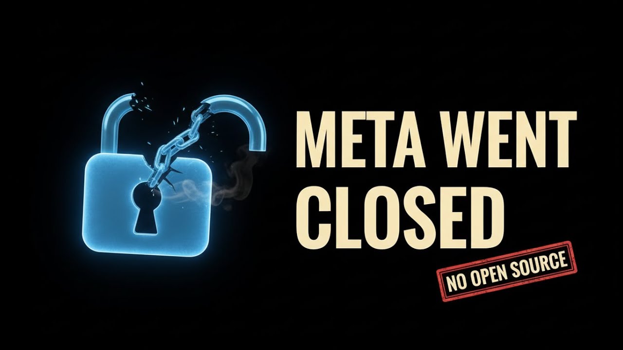 Meta's new AI has ZERO open weights