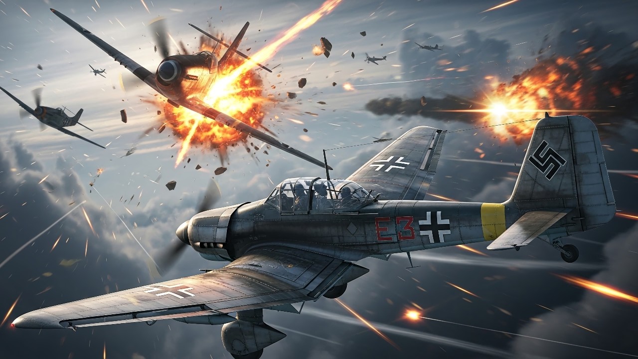 Stuka B2 Ace: Bombing & Dogfighting in Easy Red 2 | Mission Fischfang: Zentraler Vorstoß At Anzio