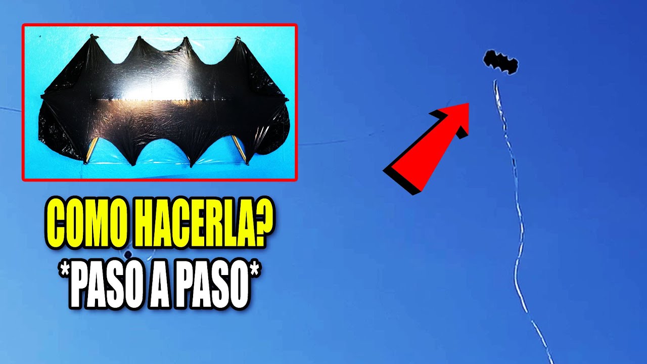 COMO HACER UNA CHICHIGUA DOBLE *COMETA O PAPALOTE* LA BATI-CHICHIGUA😝