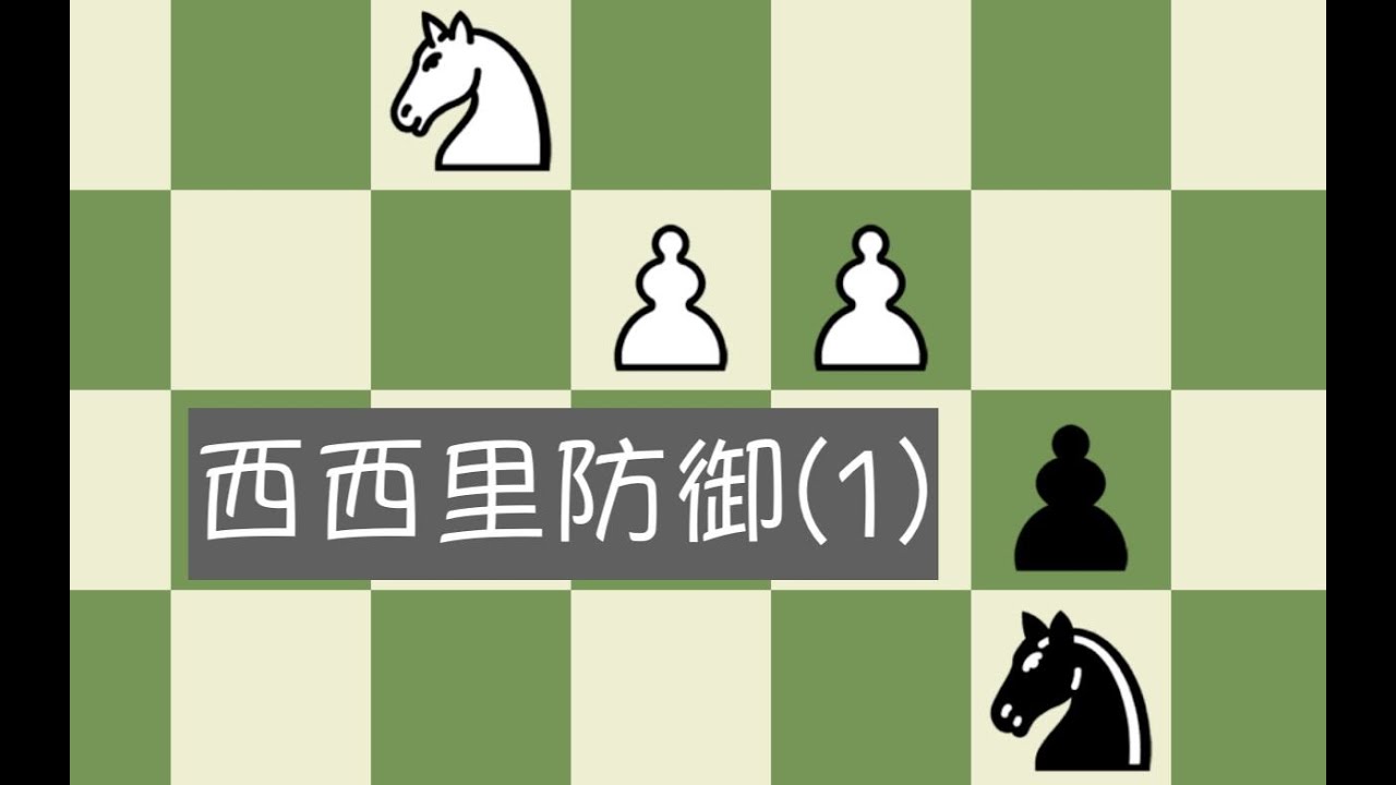 【中级教学】【开局】国际象棋西西里防御基础讲解（1）