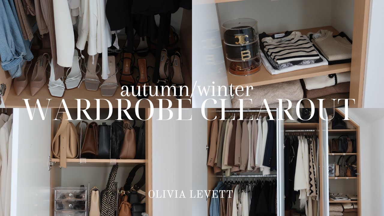 WARDROBE CLEAR OUT | DECLUTTER & ORGANISE WITH ME FOR AUTUMN WINTER | Olivia Levett