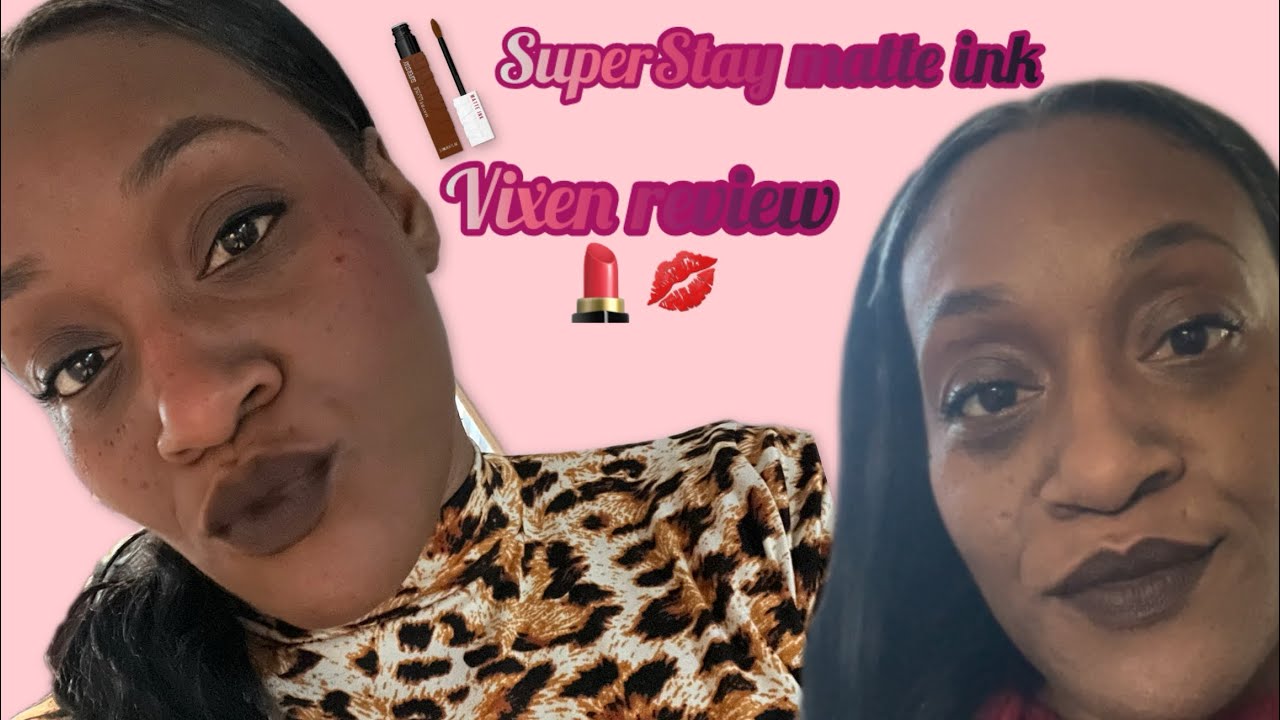 REVIEW @MaybellineNYME  Superstay matte ink Vixen 🚨On brown skin #lipstick #matte #review #mnyitlook