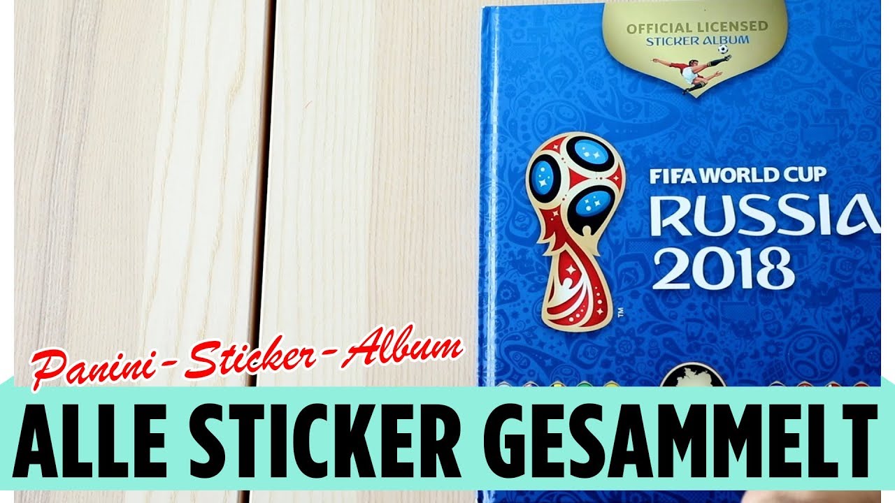 Panini Album zur WM 2018: ER hats vollst&auml;ndig 😱😱😱