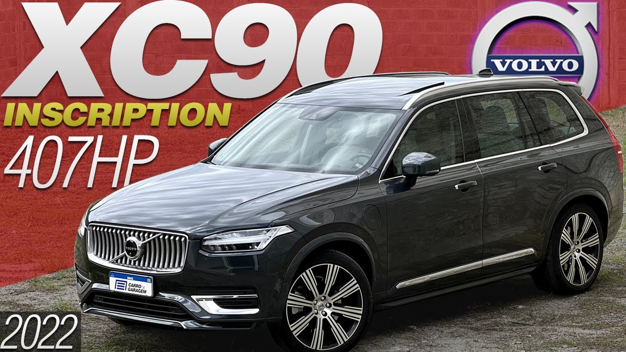 TUDO SOBRE O VOLVO XC90 T8 INSCRIPTION 2022, O CARRO QUE DESBANCA AUDI, BMW E MERCEDES-BENZ!