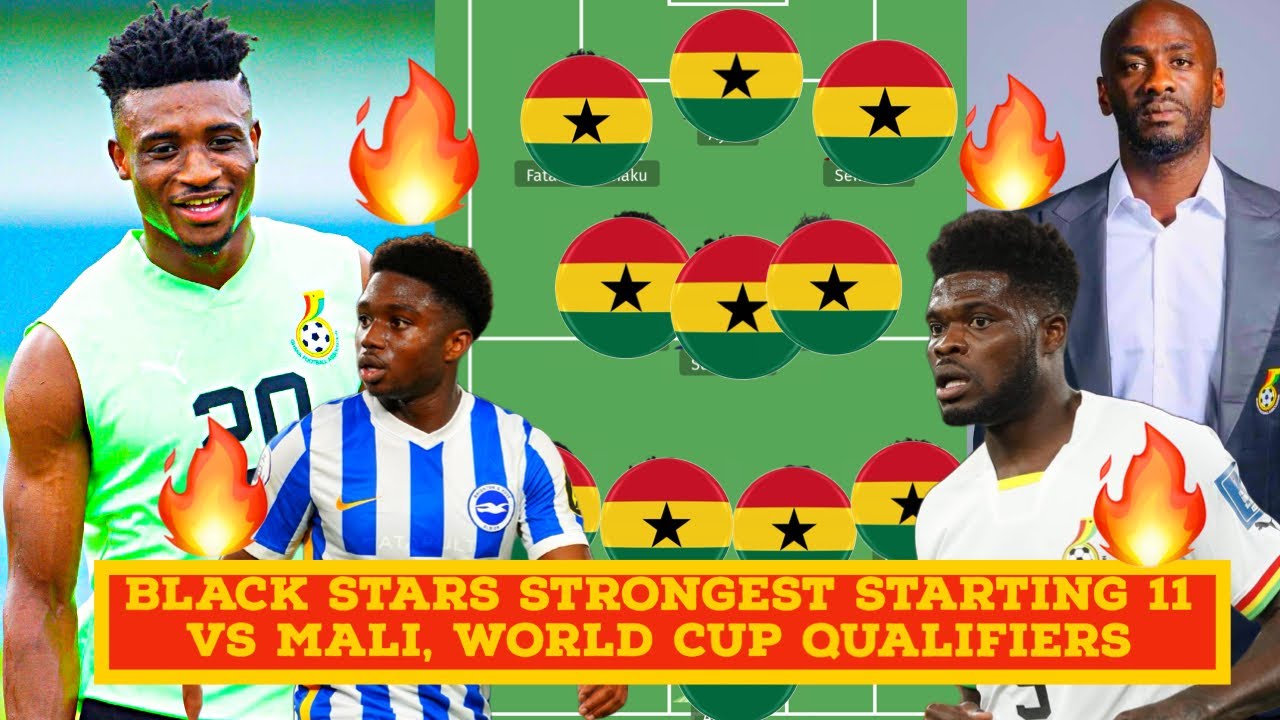 This Is Black Stars Strongest Starting 11 Vs Mali, 2026 World Cup Qualifiers, Kudus, New Attack 🔥🇬🇭