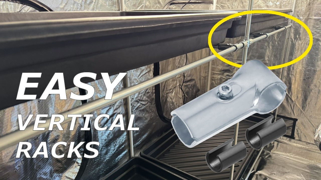 Maximize Grow Tent Space: Easy DIY Vertical Rack with EMT