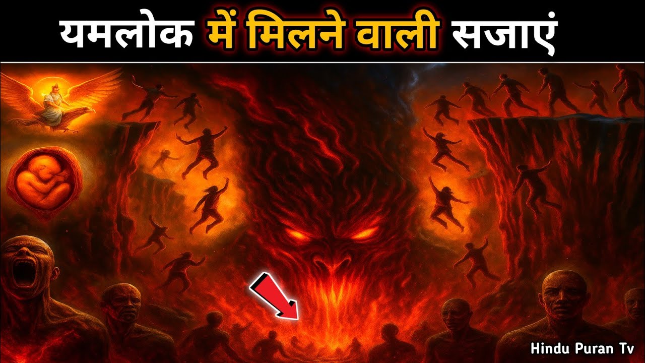 मृत्यु के बाद यमलोक में मिलने वाली सजाएं | Punishments in Hell | Part - 3