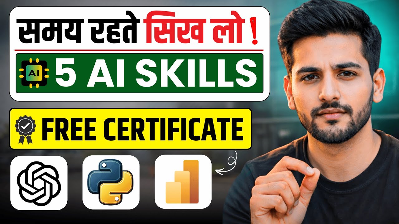 Top 5 Free courses to learn High Paying AI & Data Skills in 2026 – Free certificate