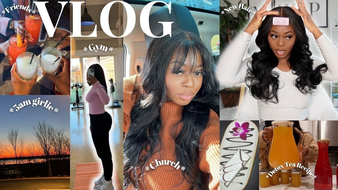 VLOG 153|Week in the life of a Nurse practitioner in the DMV|5am Girlie Gym|Groceries|Detox tea+More