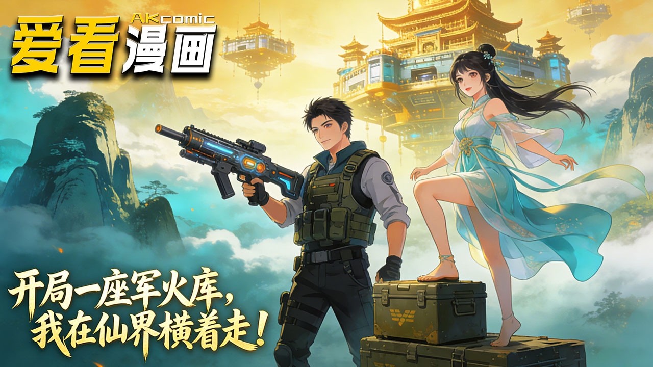 🔥【全新动漫来袭】《开局一座军火库，我在仙界横着走！》 开局坐拥军火库，枪炮横扫仙界，神仙也挡不住，直接横着走！#anime #漫剧 #爱看漫画 #动画