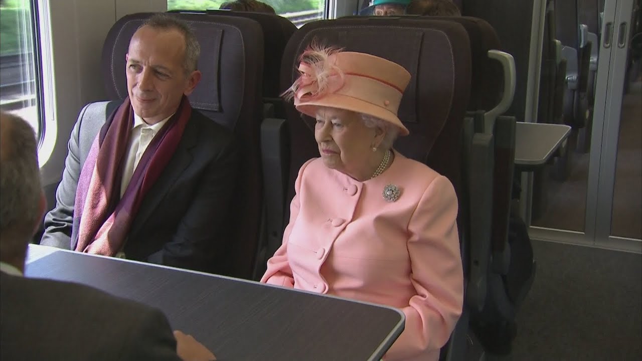 Queen Elizabeth II follows route of first train journey made by Queen Victoria