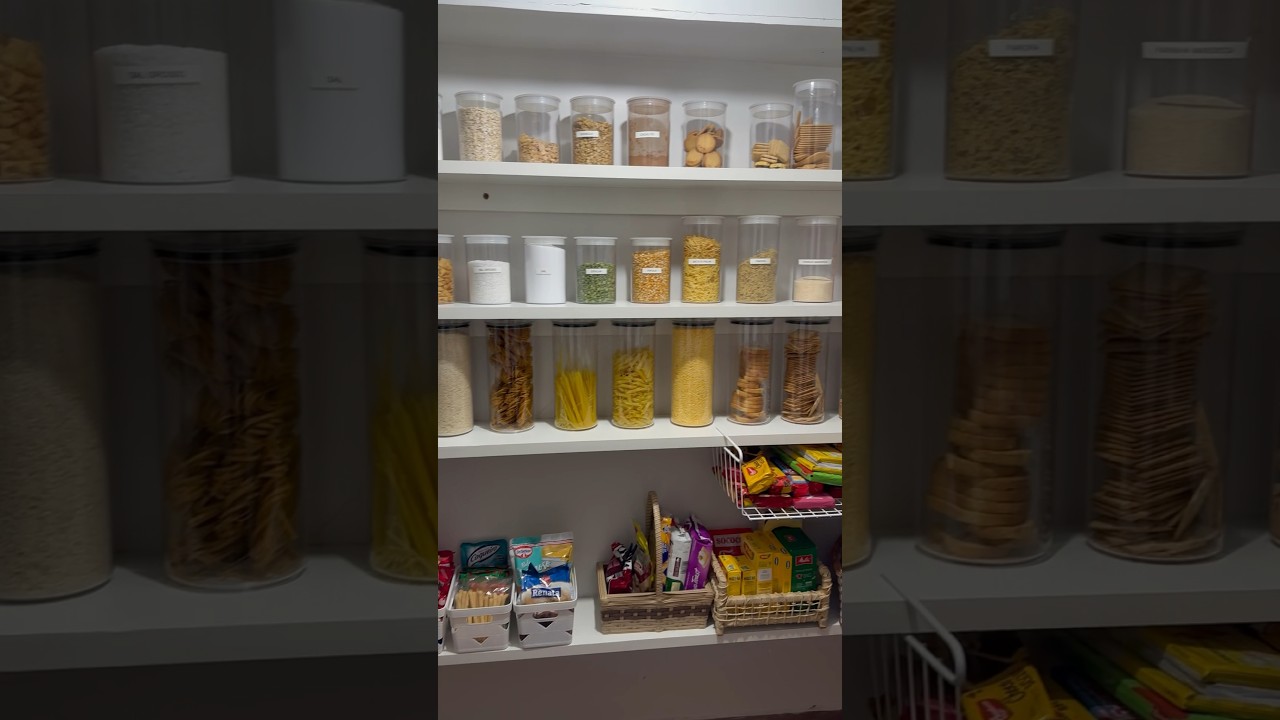 DESPENSA ORGANIZADA #organiza&ccedil;&atilde;o #despensa