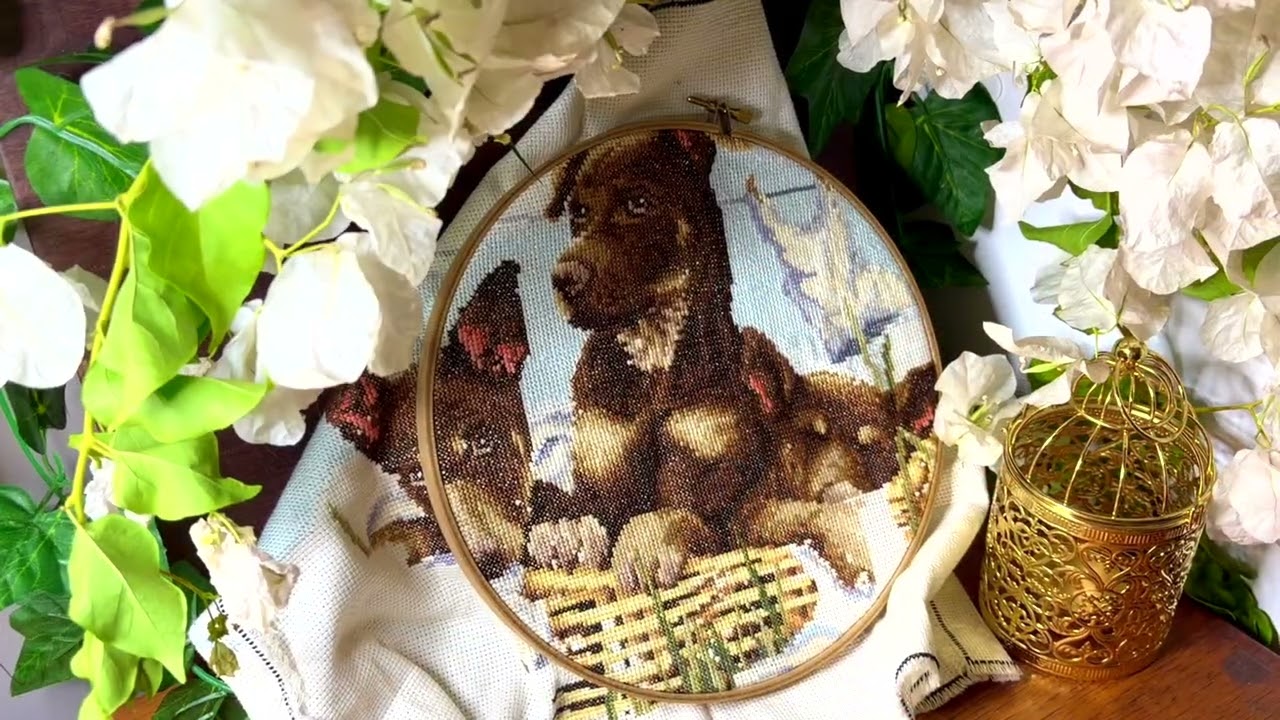 Cross Stitch "Wash day Kelpies"