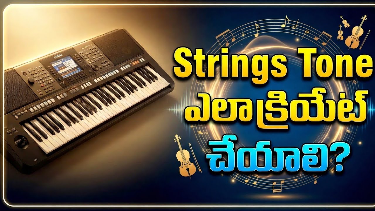 Mainstage strings in yamaha i 500 keyboard 