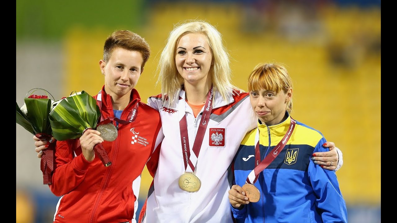 Women's long jump T20 | Victory Ceremony |  2015 IPC Athletics World Championships Doha