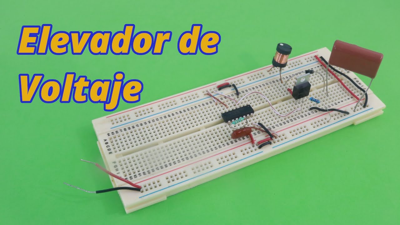 Elevador de Voltaje Boost con CD4047