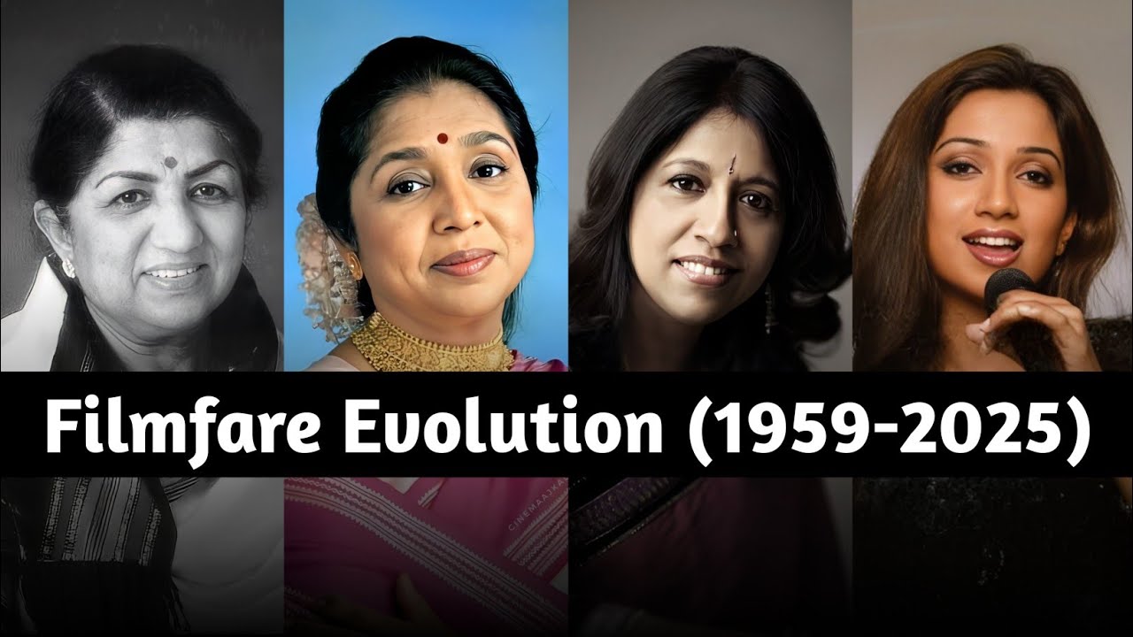 Filmfare Best Female Playback Singer (1959-2025)