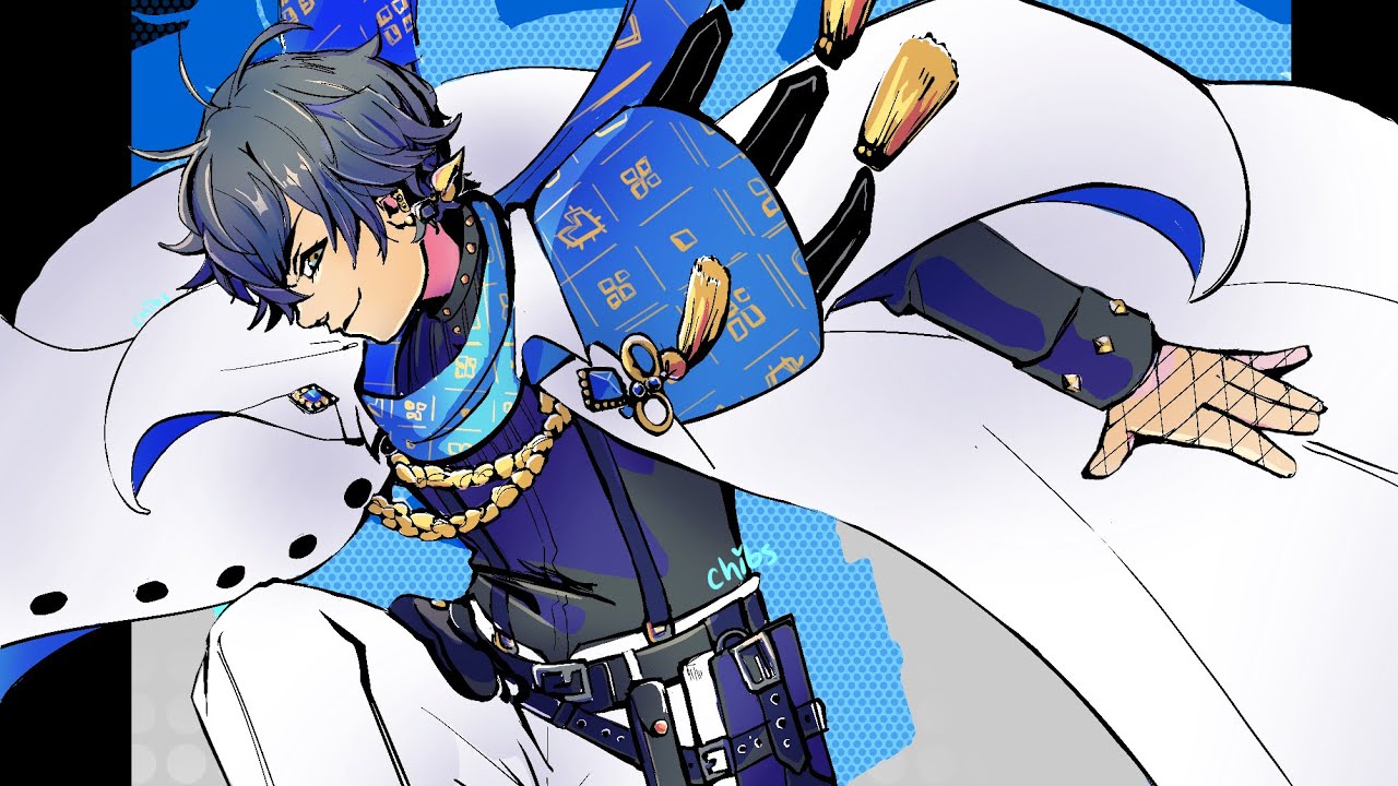 💙✒️ speedraw! #ikeeveland #luxiem #ikenography