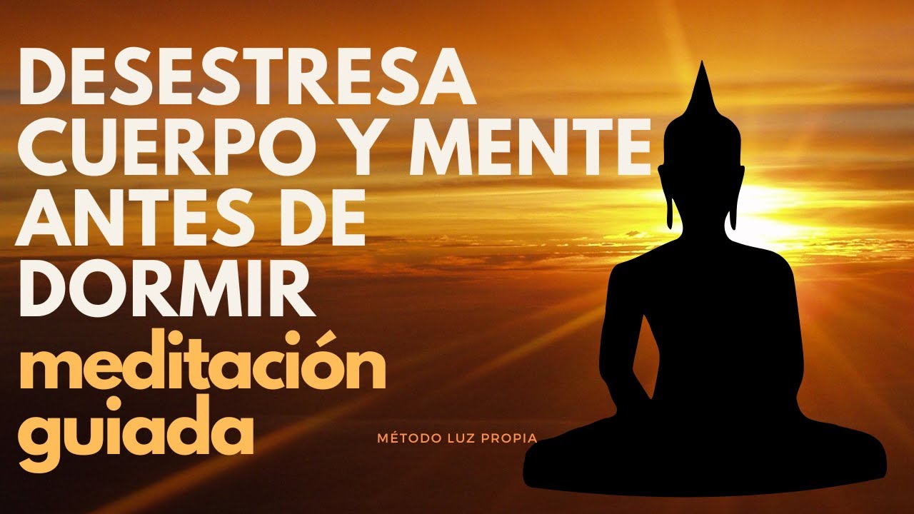 😴 SANA mientras DESCANSAS! DESESTRESA Cuerpo y Mente ANTES de DORMIR - Meditación Guiada
