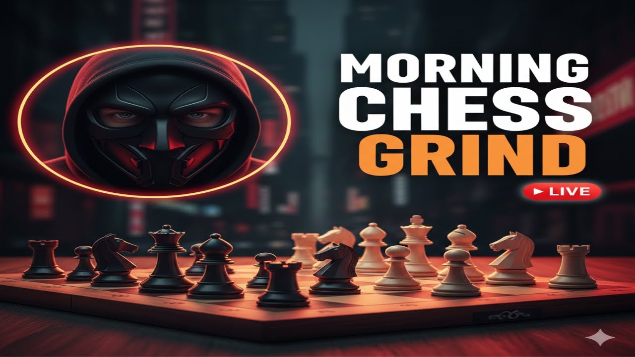 Early Morning Chess Grind | The Masked Gambit ♟️ LIVE on chess.com
