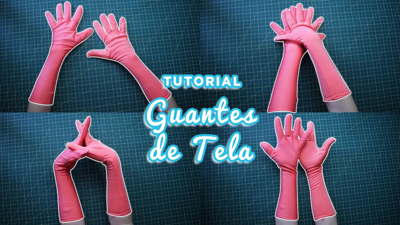 🧵¿CÓMO HACER GUANTES DE TELA? | TUTORIAL GUANTES DE LYCRA PARA COSPLAY | Angie 💗