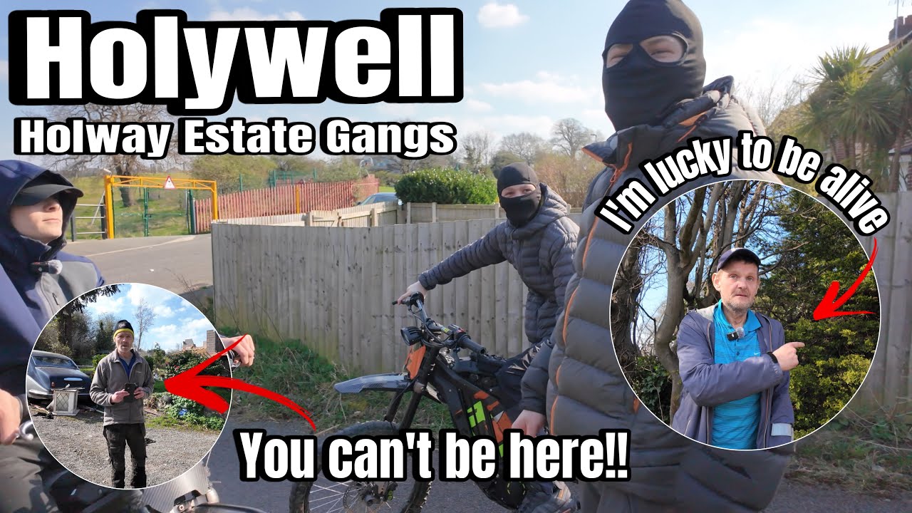 HOLYWELL- The Notorious Holway Estate, Feral Gangs & Somebody Took Young Winifreds Head Clean Off!!