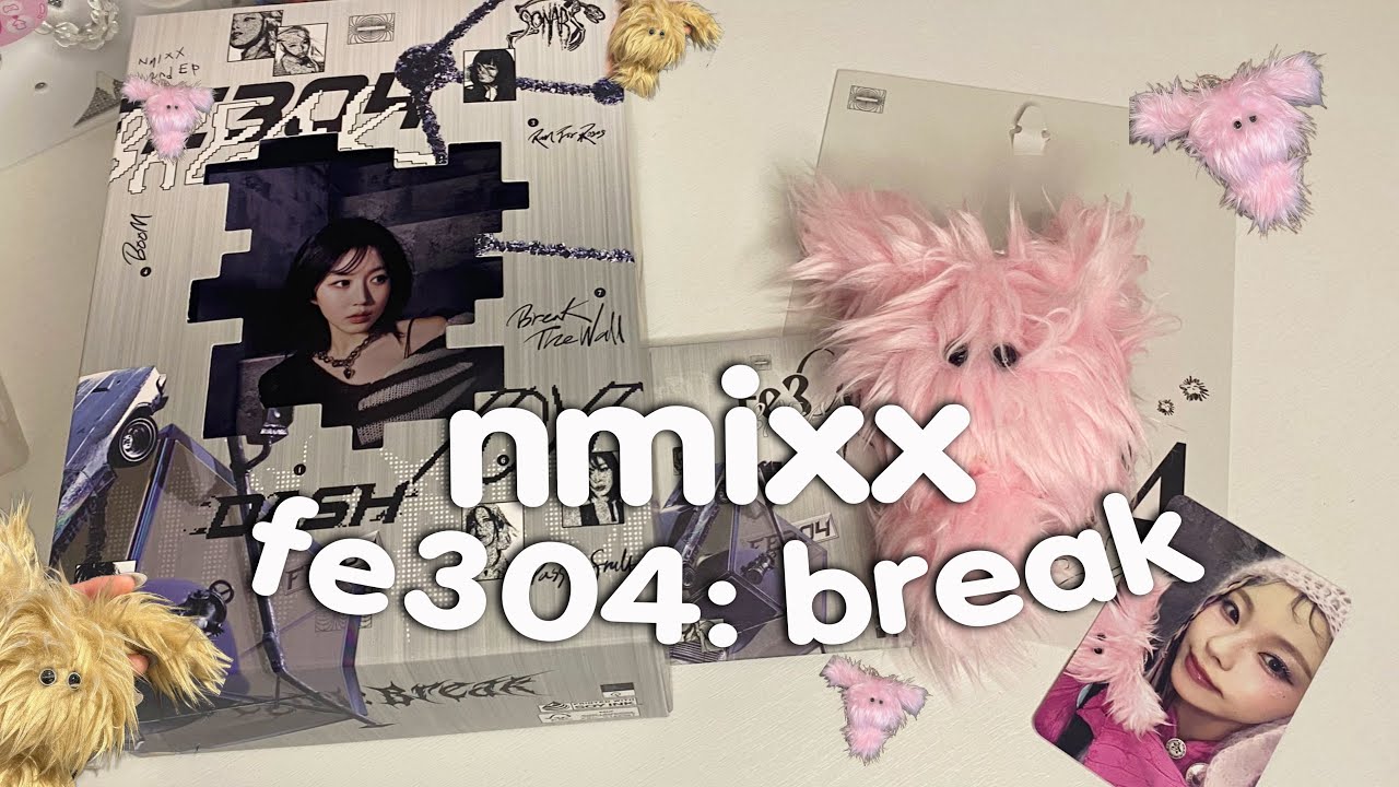 Распаковка nmixx FE304: Break 🩷 очень милый альбом прекрасных девочек