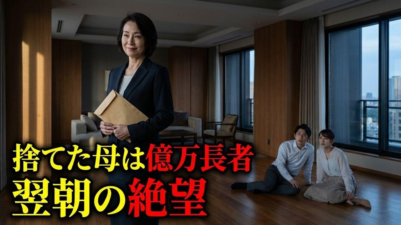 「お荷物」と捨てた母は億万長者。翌朝の通告で息子夫婦は絶望のどん底へ