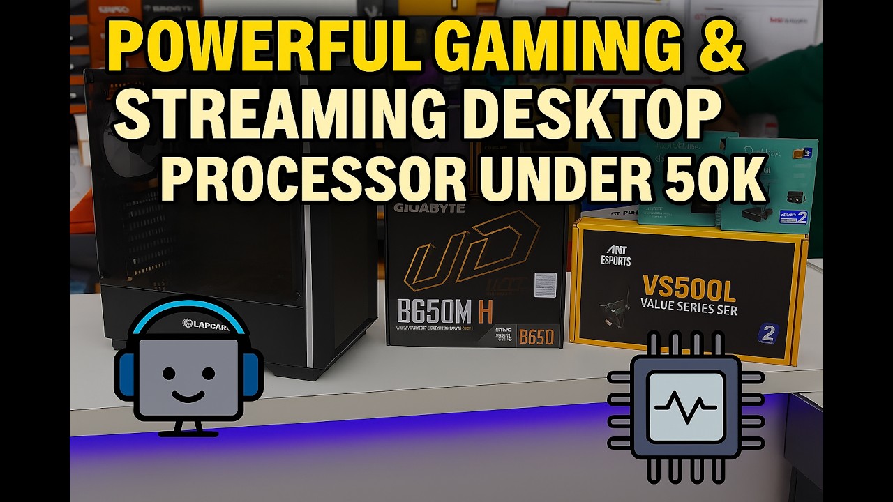 Powerful Gaming and Streaming Desktop Processor Under 50K | Budget Gaming PC.