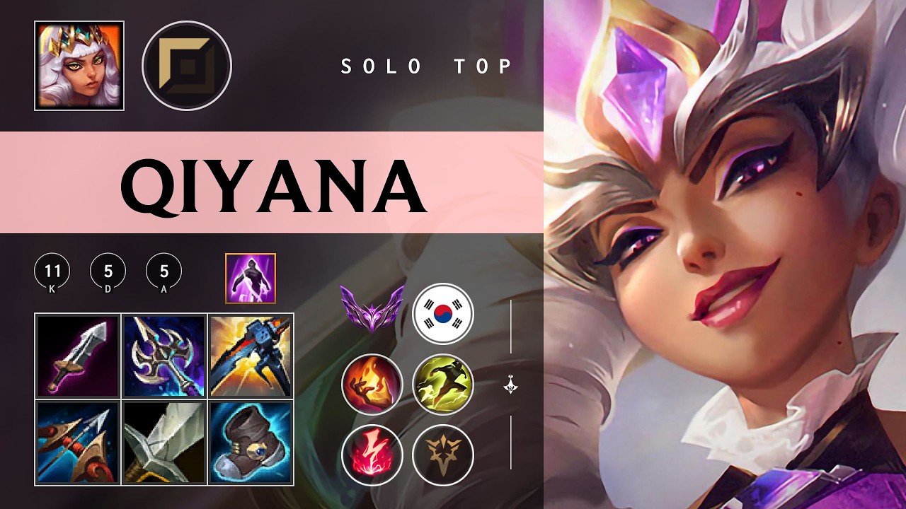Qiyana Top vs Kennen - KR Master Patch 26.04