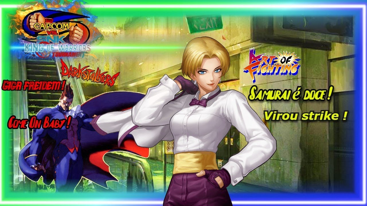KING e Demitri Maximoff - CAPCOM VS SNK - king of warriors tournament