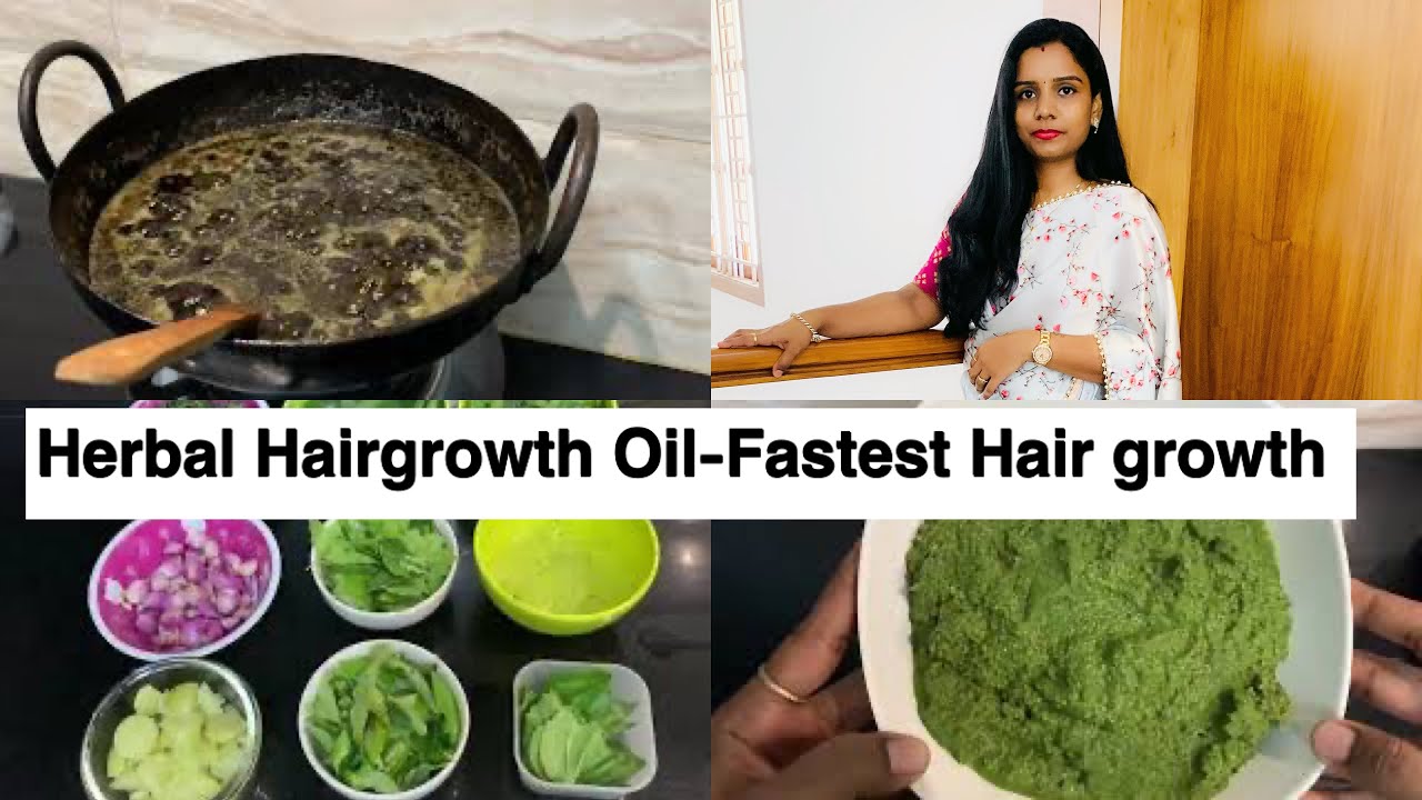 HOMEMADE HERBAL HAIR OIL|முடி வேகமாக வளர 100% VERY FAST HAIR GROWTH|REMEDY FOR HAIR LOSS IN TAMIL