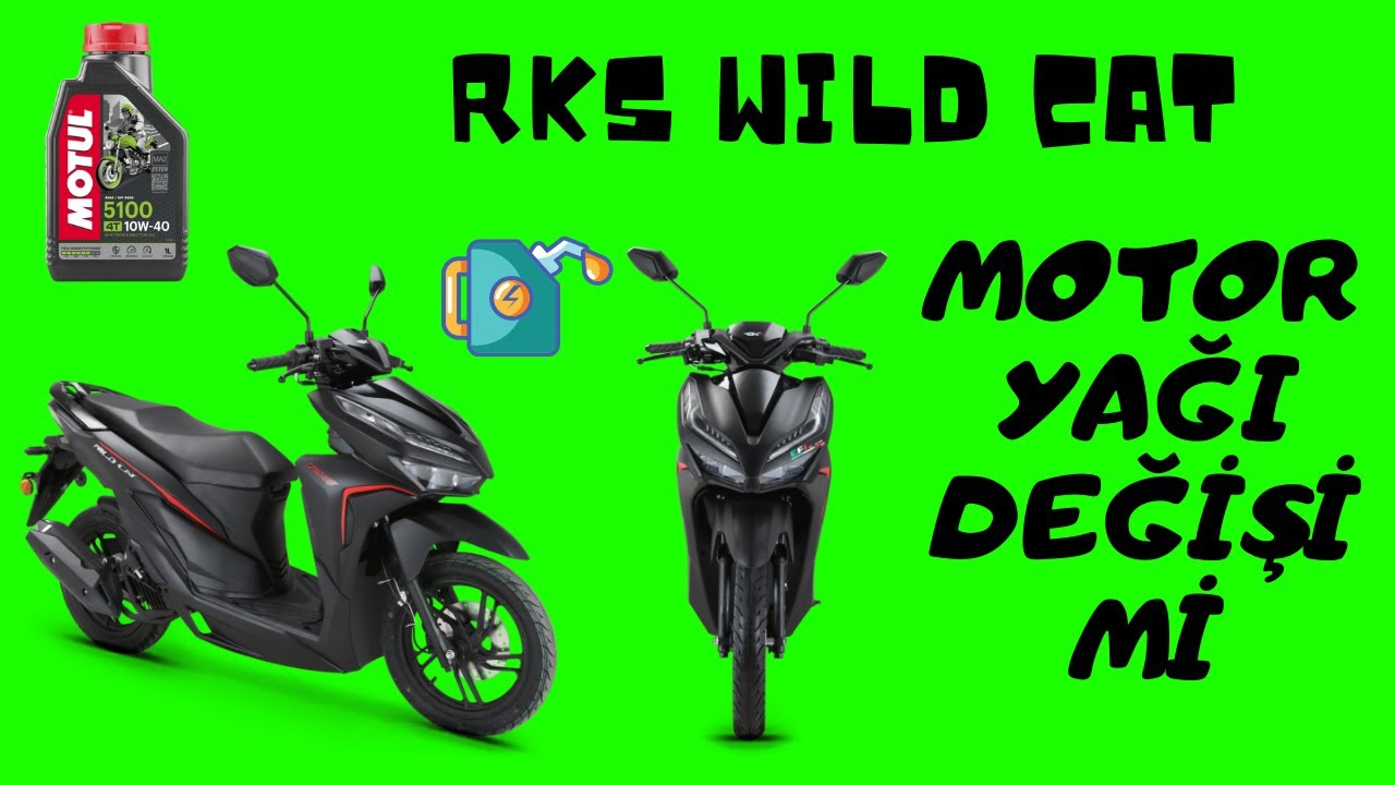 RKS WILD CAT 125 MOTOR YAĞI DEĞİŞİMİ - TAMİR - SÖKÜM - TAKIM