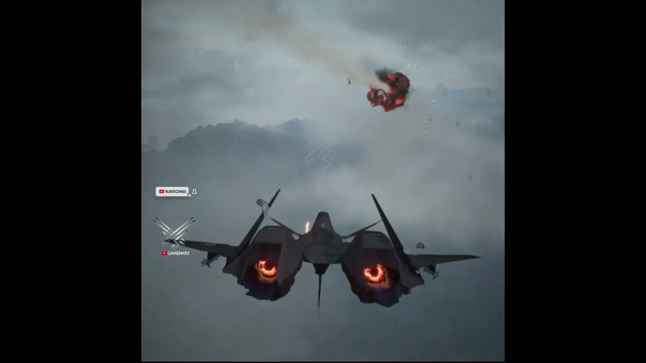 ADF 01 Vs Enemy Fighter | Ace Combat 7 #shorts #ytshorts