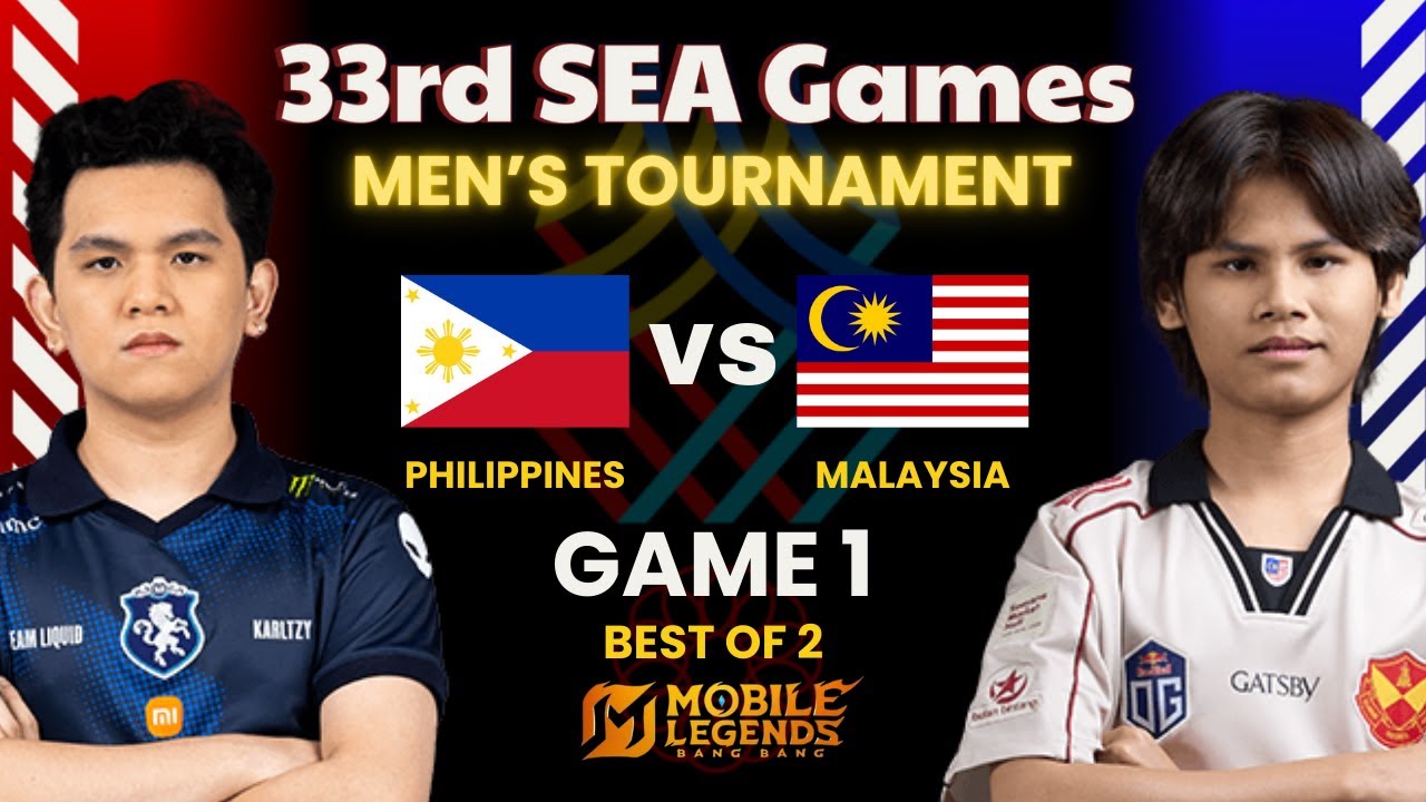 Philippines vs Malaysia Game 1 | 33rd SEA Games MLBB Men's Tournament | Day 1